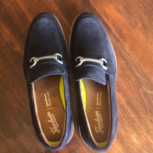 Florsheim Navy Suede Shoes